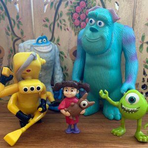 Vintage Pixar Monster’s Inc. toy figures